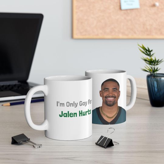 Discover Funny Jalen Hurts Philadelphia Eagles Mug - football Fan Humor