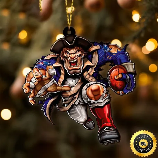 Discover Personalized New England Team Patriotss Sport Ornament, Gifts For Fans