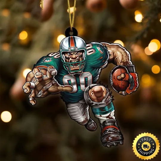 Discover Personalized Miami Team Dolphinss Sport Ornament, Gifts For Fans