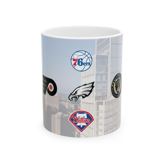Discover All Around Philly Mug -  "TRUE PHILADELPHIAN" 2025 Philly Pride - Logo Cup