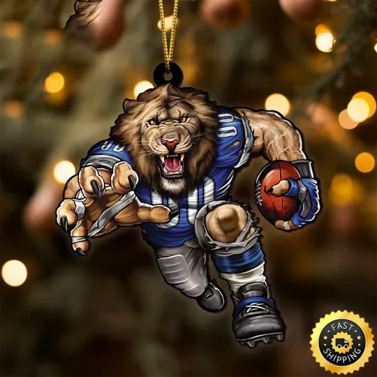 Discover Personalized Detroit Team Lionss Sport Ornament, Gifts For Fans