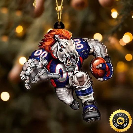Discover Personalized Denver Team Broncoss Sport Ornament, Gifts For Fans