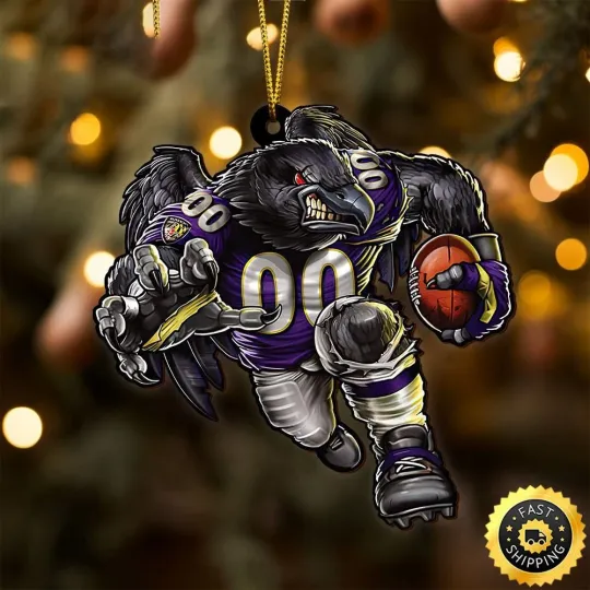 Discover Personalized Baltimore Team Ravenss Sport Ornament, Gifts For Fans