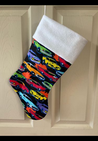 Discover Muscle Car Christmas Stocking