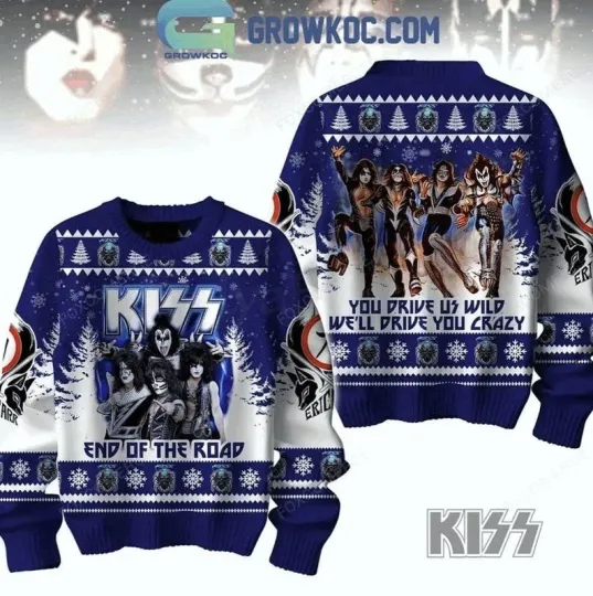 Discover End Of The Road Rock Legends Inspired Christmas 2025 Ugly Sweater