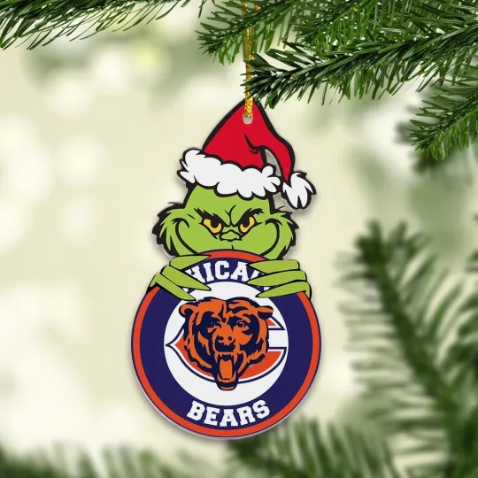 Discover Personalized Chicago Team Bearss Christmas Ornament, Gift For Fans