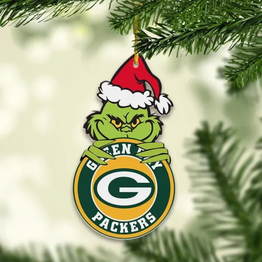 Discover Personalized Green Bay Team Packerss Christmas Ornament, Gift For Fans