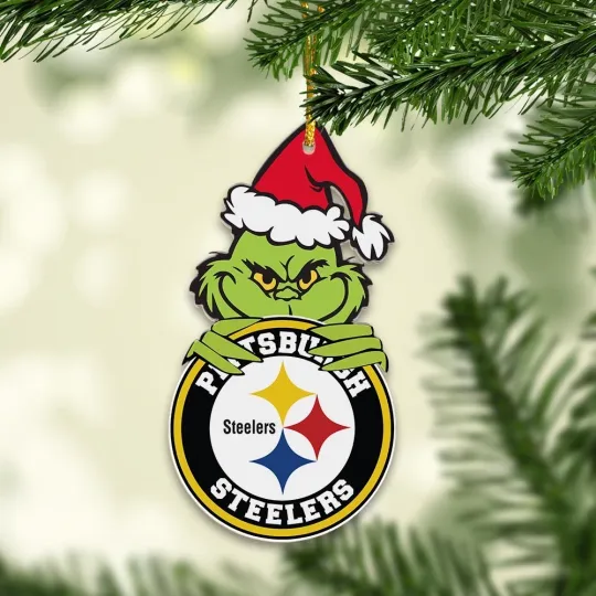 Discover Personalized Pittsburgh Team Steelerss Christmas Ornament, Gift For Fans