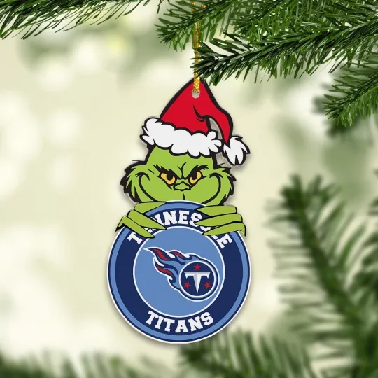 Discover Personalized Tennessee Team Titanss funny character Christmas Ornament, Gift For Fans