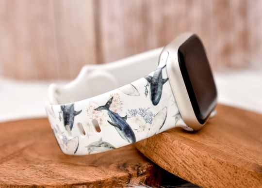 Discover Shark Ocean Watch Band for Apple Watch, Fitbit, Samsung, Garmin