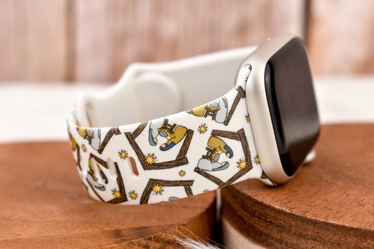 Discover Nativity Jesus Christmas Tree Watch Band for Apple Watch and Compatible Devices