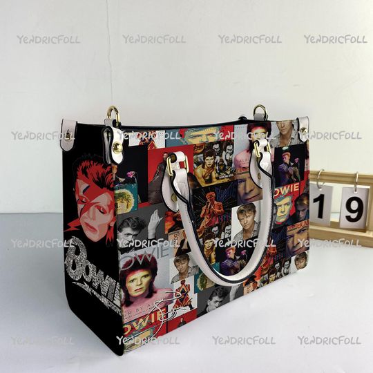 Discover David Bowie Music Women Leather Bag, David Bowie Bags Purses, David Bowie Leather Handbag, David Bowie Women Handbag, Custom Leather Bag