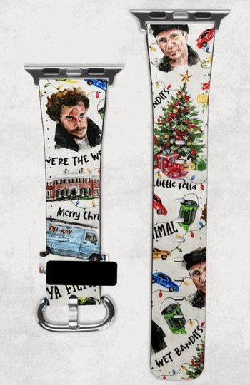Discover Home Alone Christmas Kevin & Marv Apple Watch Band