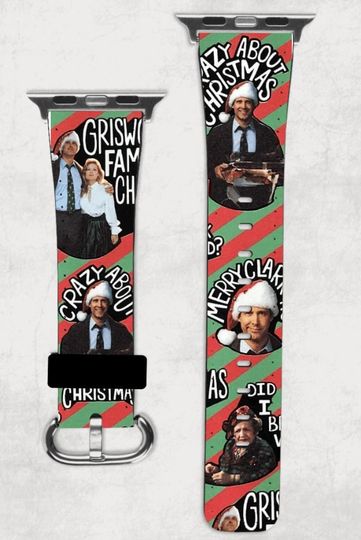 Discover The Griswolds Apple Watch Band, Christmas Themed Watch Strap