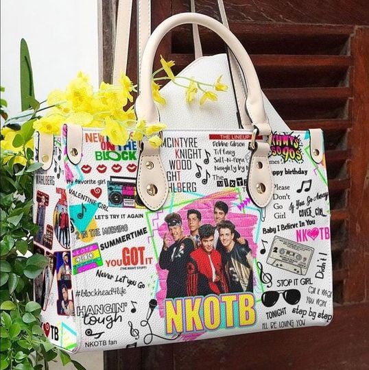 Discover NKOT Block Women Leather Bag, Music Leather Handbag, NKOT Block Women Bags for Women, Music Handbag, Gift For Fans