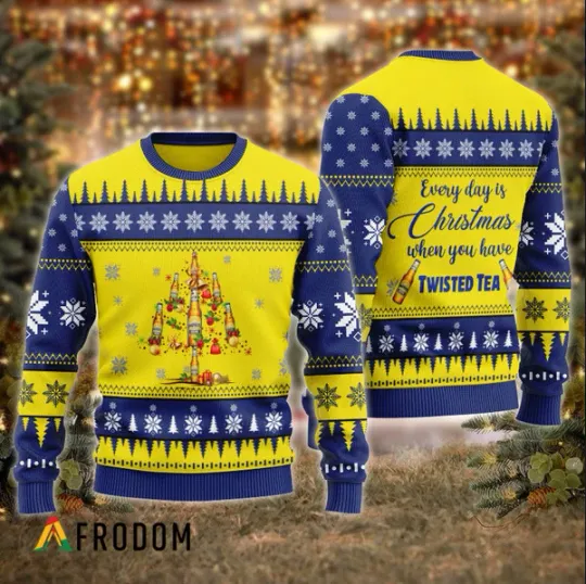 Discover Everyday Is Christmas When You Have Boozy Tea Ugly Christmas Sweater