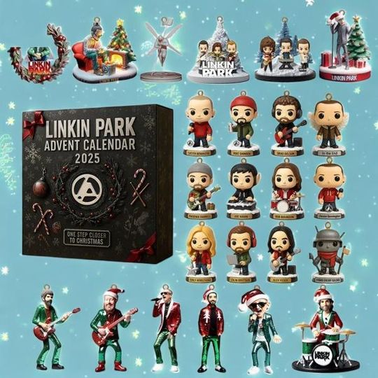 Discover Linkin Park Rock Band Acrylic Advent Calendar 2025 24-Day Music Fan Surprise Holiday Gift