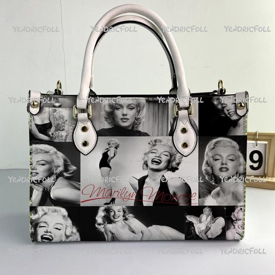 Marilyn Monroe Women Leather Bag, Marilyn Monroe Bags, Marilyn Monroe Leather Handbag, Marilyn Monroe Bag for Women