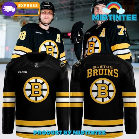 Discover Boston Bruin New Uniform And Logo 2025-26 Hockey Jersey Fanmade