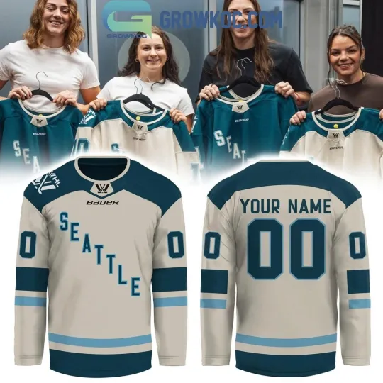 Discover Seattle *Corinne 2025 Custom Name And Number Hockey Jersey