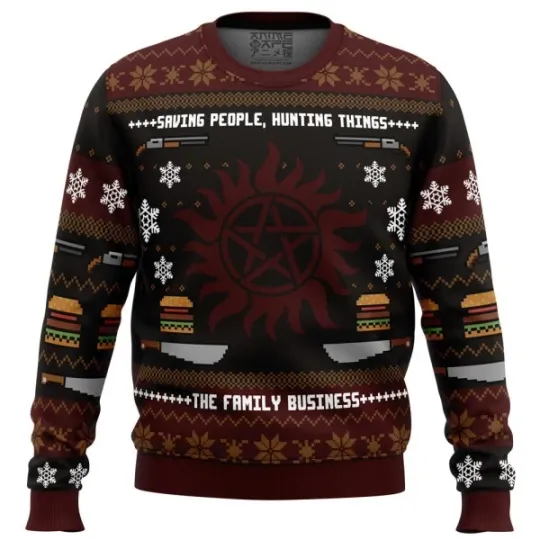 Winchester Christmas Supernatural Ugly Sweater