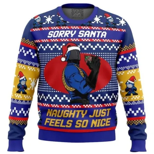 Discover Cute Xmas Ugly Sweater Sorry Santa Cobra Commander GI Joe Ugly Christmas Sweater