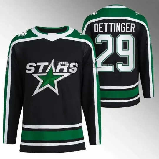Discover Dallas Star Reverse Retro 2.0 2022-23 Oettinger Hockey Jersey Fanmade
