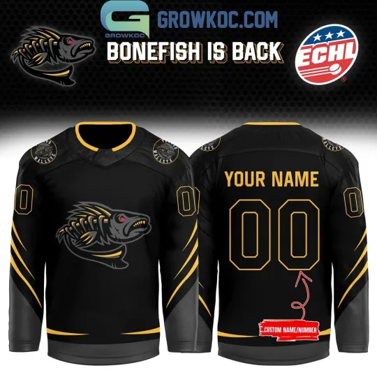 Discover Toledo *Walleye Bonefish is Back 2024-2025 Personalized Hockey Jersey