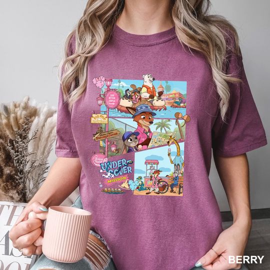 Discover Disney Zootopia 2 Shirt, Comfort Colors Shirt, Disney Family Trip Shirt, Undercover Mission Shirt, Zootopia Walt Disney World Shirt, 144314