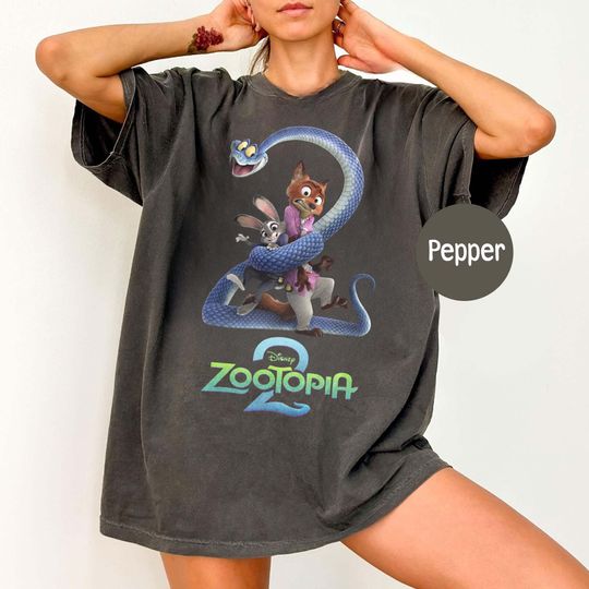 Discover Nick Judy Gary Zootopia 2 Comfort T-Shirt, Disney Zootopia 2 Homage Movie Shirt, Nick And Judy Boyfriend Girlfriend Gift, Rabbit & Fox Shirt