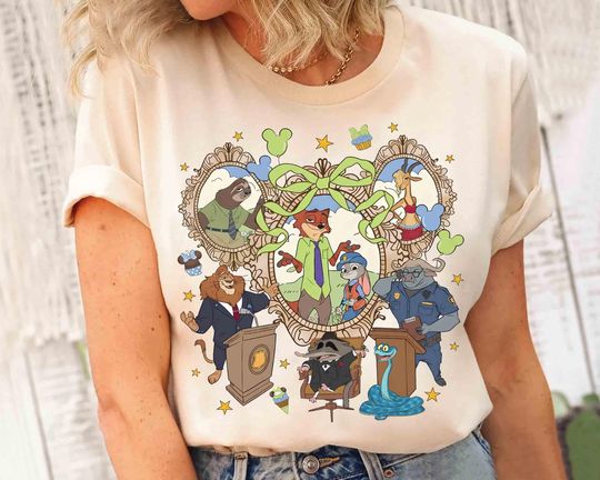 Discover Coquette Disney Zootopia 2 Group Shirt, Judy Hopps Nick Wilde Gary De'Snake Tee, Zootropolis, Disneyland Family Trip, Zootopia 2 Birthday