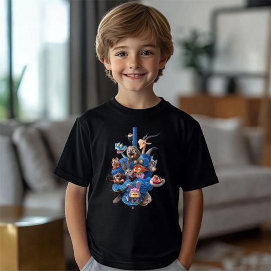Discover Disney Zootopia 2 Shirt, Zootopia Characters Kids Shirt, Zootopia Youth Shirt, Gary De'Snake Shirt, Zootopia Family Tee, Zootropolis 2 Shirt