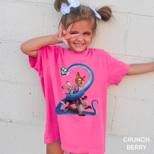 Discover Disney Zootopia 2 Shirt, Comfort Colors Judy Hopps Nick Wilde Gary De'Snake Tee 213864