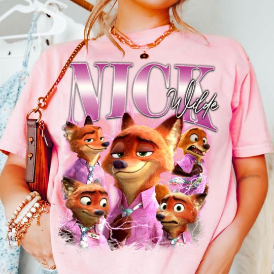 Discover Nick Wilde Zootopia Comfort Color Shirt, Very Merry Christmas Party, Disneyland Trip Shirt 2025