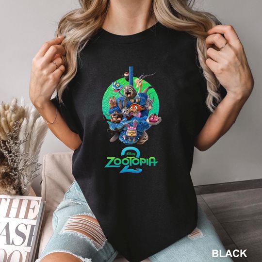 Discover Disney Zootopia 2 Shirt, Comfort Colors, Zootopia Characters Shirt,Judy Hopps Nick Wilde Gary De'Snake Shirt, Disneyland Zootopia Tee,153863