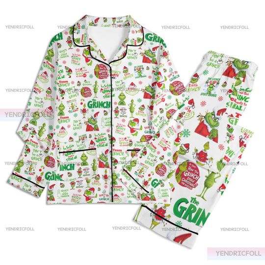 Discover funny character Christmas Adult Pajamas Set, Christmas Gifts, Lounge & Sleepwear
