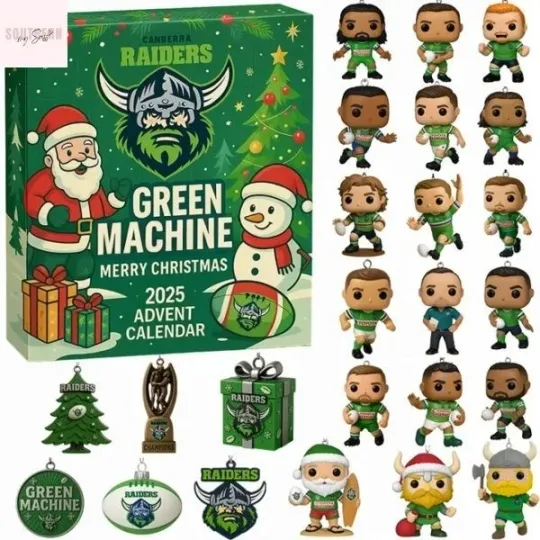 Discover HOT!!Canberra Raiders 2025 2D Advent Calendar