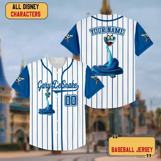 Discover Custom Disney Gary Desnake Baseball Jersey, Shirt Gift For Zootopia Fans Unisex