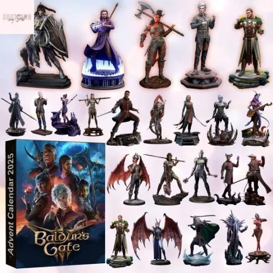 Discover HOT!!2025 Fantasy Adventure Holiday 2D Advent Calendar – Medieval Countdown Gift