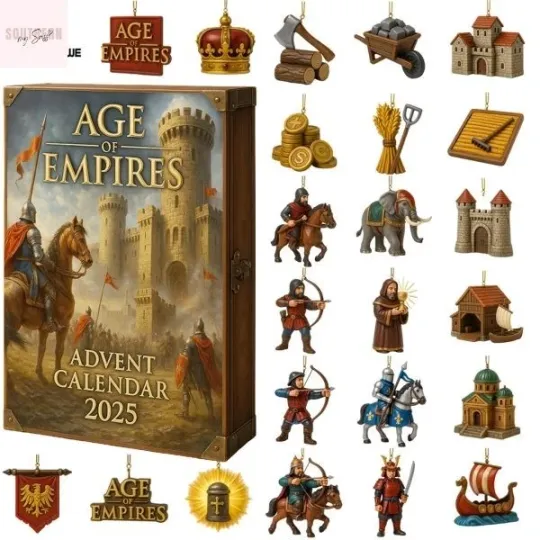 Discover HOT!!2025 Medieval Empire Holiday Advent Calendar – Christmas Countdown Gift