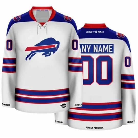 Discover Buffalo Bill White Hockey Jersey Fullsize, Gift For Fans, Christmas Gift