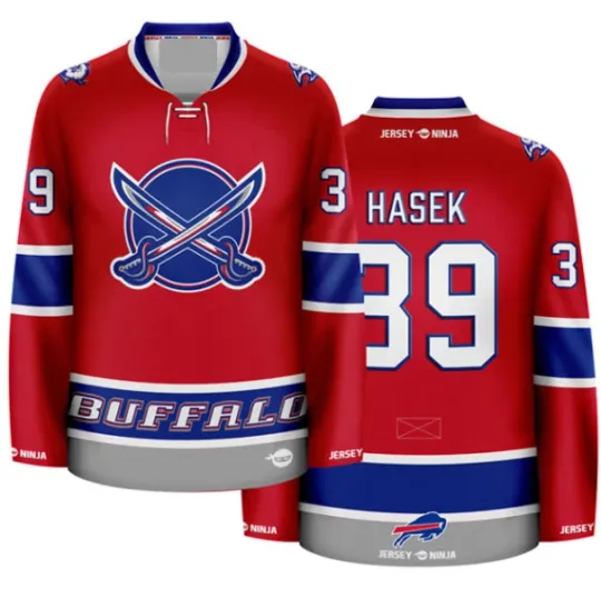 Discover Sabree X Bill 2000 Throwback Mashup Hockey Jersey, Gift For Fans, Christmas Gift