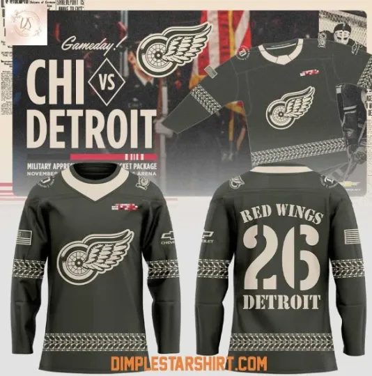 Discover Detroit Red Wing 2025 Hockey Jersey Fullsize, Gift For Fans, Christmas Gift