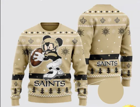 Discover New Orlean Saint Ugly Christmas Sweater, Gift For Fans, Christmas Gift