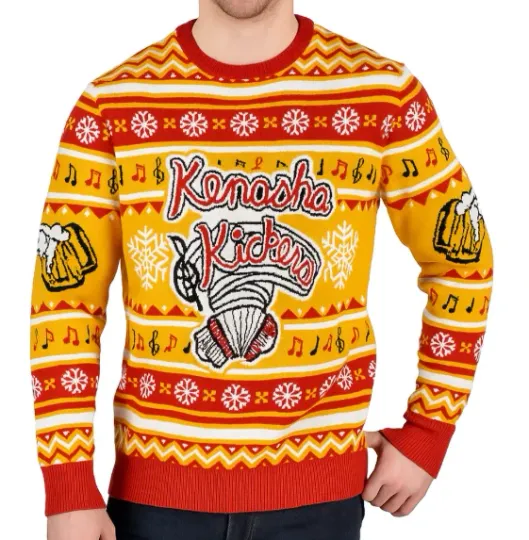 Discover Kenosha Kicker Band Logo Ugly Christmas Sweater, Gift For Fans, Christmas Gift