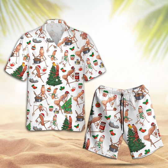 Discover Marcus The Worm Hawaiian Shirt and Short, Cartoon Beach Holiday Aloha, Funny Christmas Vacation Shirt & Shorts, Gift For Him Her