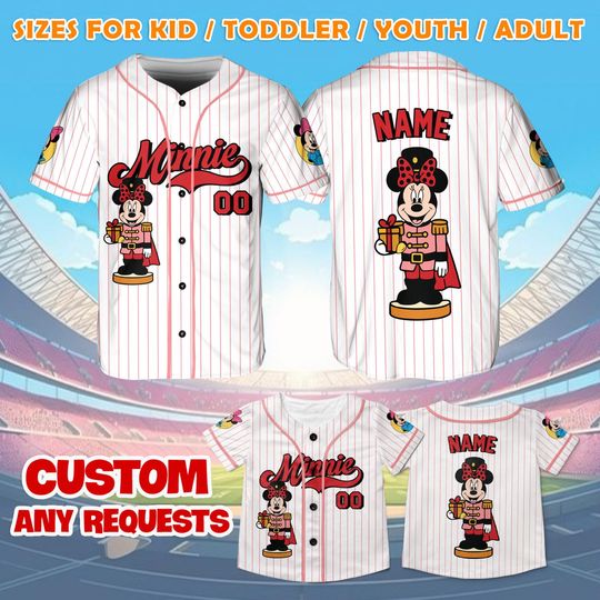 Discover Minnie Nutcracker Shirt, Minnie Christmas Jersey, Disney Christmas Trip Shirt, Minnie Mouse Gift, Mickey and Friends Shirt, Family Gift