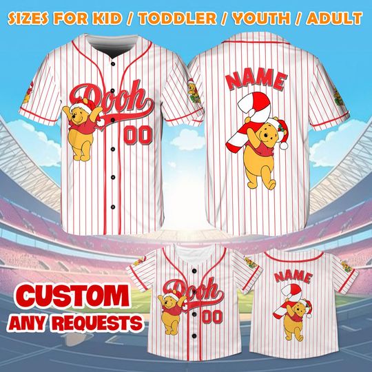 Discover Winnie the Pooh Shirt, Pooh Bear Christmas Jersey, Disney Christmas Gift, Pooh Bear Fan Gift, Winnie the Pooh and Friends Shirt