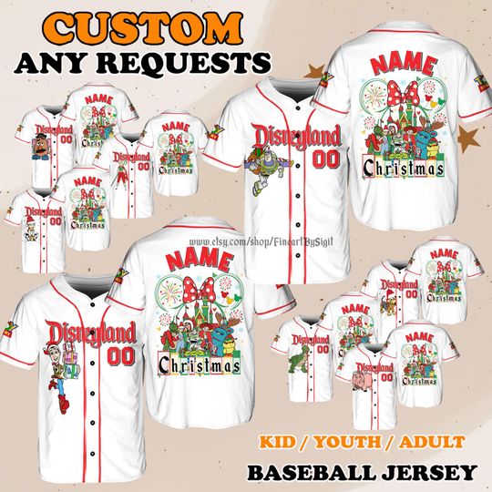 Discover Disney Toy Story Verry Merry Christmas Jersey, Woody Buzz Lightyear Jessie Shirt, Disneyland Christmas Outfit, Family Matching Outfit