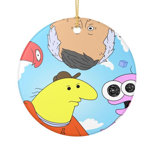 Discover Smiling Friends Ceramic Christmas Ornament Xmas High Quality